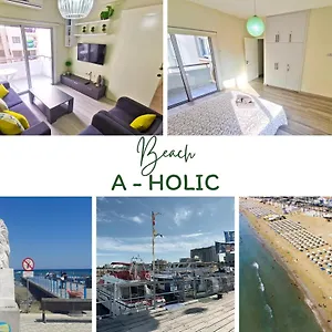 Apartament Beach-a-holic Apartment, 2 Min Distance From Marina, Larnaca